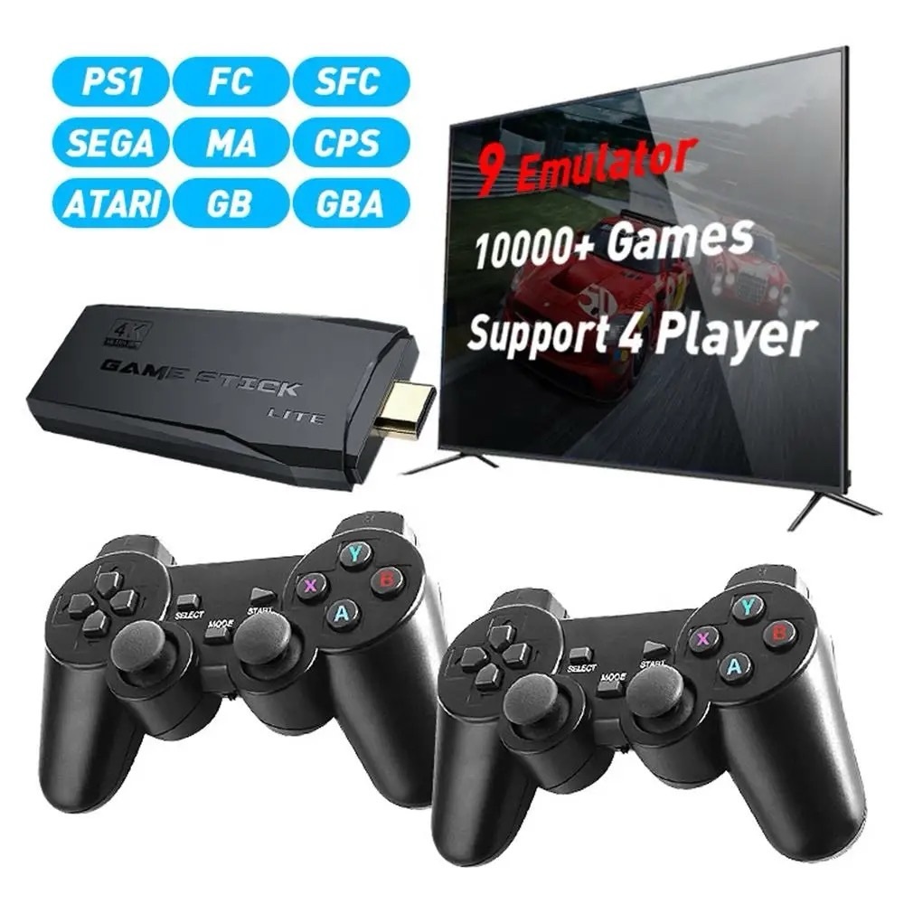 Retro Classic Game Console Wireless HDMI Output System, Built in 15,000+ Classic - Picture 5 of 9